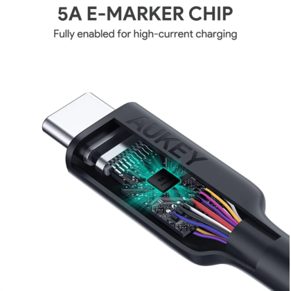 Aukey CB-CD21 Gen2 E Marker PD 100W USB 3.1 Type C To Type C Cable